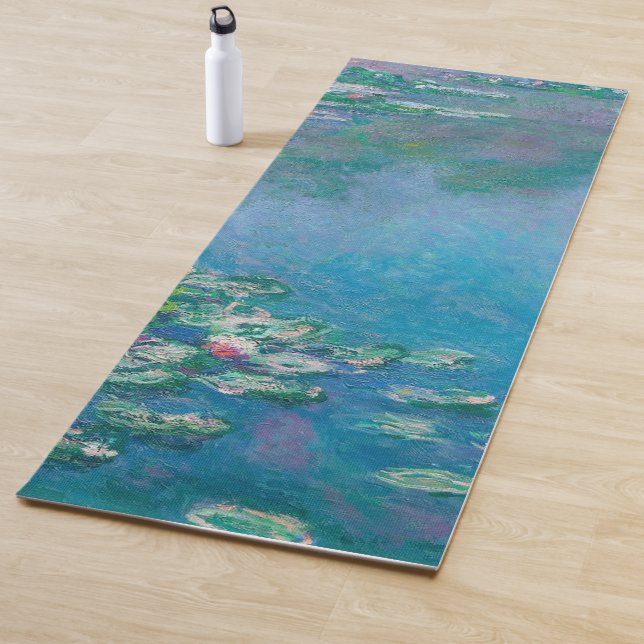 Tapis De Yoga Monet Water Lilies Impressionniste Peinture (En situation)