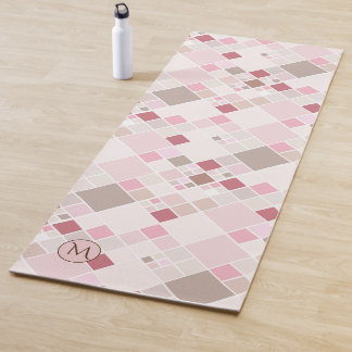 Tapis De Yoga Monogram Playful Pink Pattern Yoga Mat