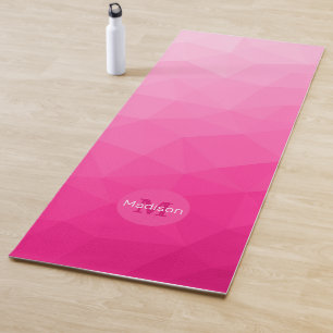 Tapis De Yoga Monogramme à motif géométrique en maille dégradé r