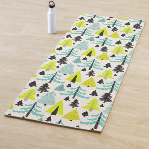 Tapis De Yoga Monogramme de la forêt vibre Yoga Mat