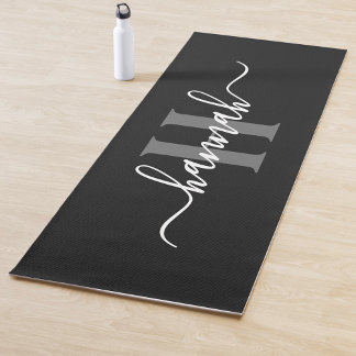 Tapis De Yoga Monogramme Féminin Grand Script