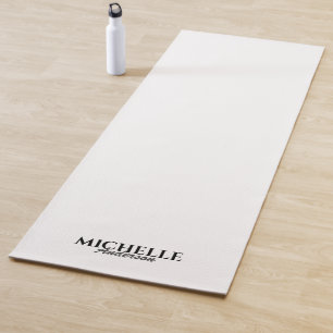Tapis De Yoga Monogramme moderne simple
