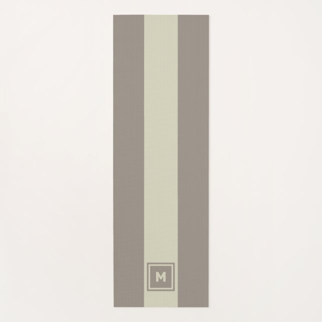 Tapis De Yoga Monogramme personnalisé Yoga Mat (Devant)