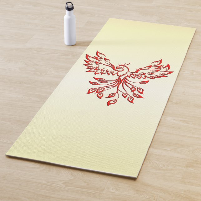 Tapis De Yoga Montées rouges de Phoenix (En situation)
