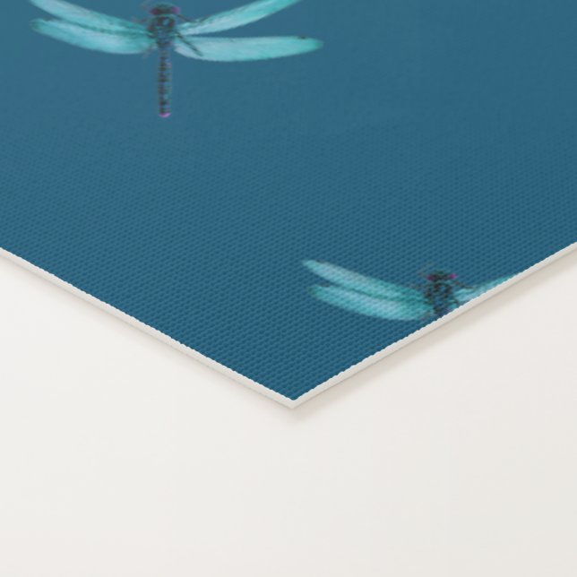 Tapis De Yoga Moody Blues Dragonfly Yoga double face (Détail)
