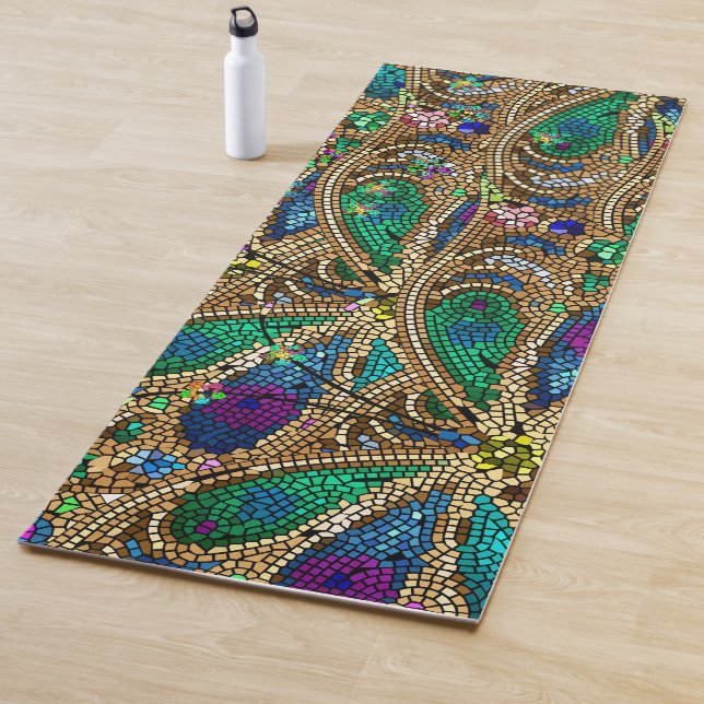 Tapis De Yoga Mosaïque (En situation)