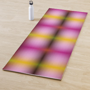 Tapis De Yoga Motif abstrait vertical avec transition dégradée