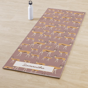 Tapis De Yoga Motif animal sauvage personnalisé