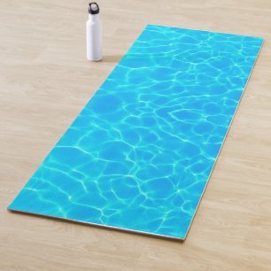 Tapis De Yoga Motif Aqua Avec Réflexion Vagues