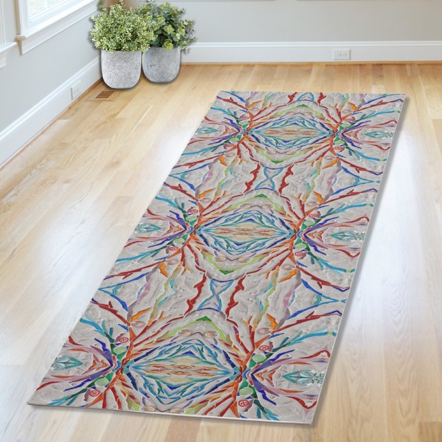 Tapis De Yoga Motif arc-en-ciel (Créateur téléchargé)