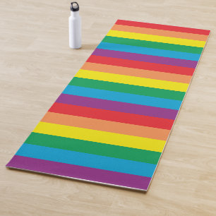 Tapis De Yoga Motif arc-en-ciel simple