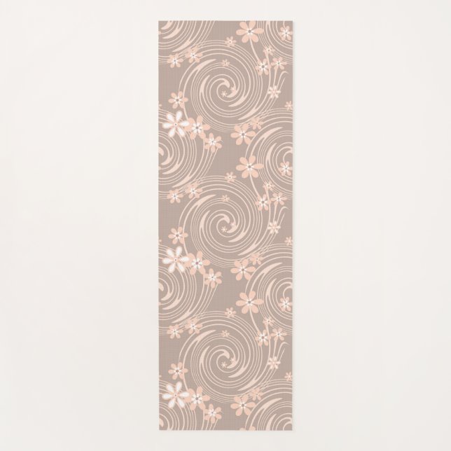 Tapis De Yoga Motif beige (Devant)