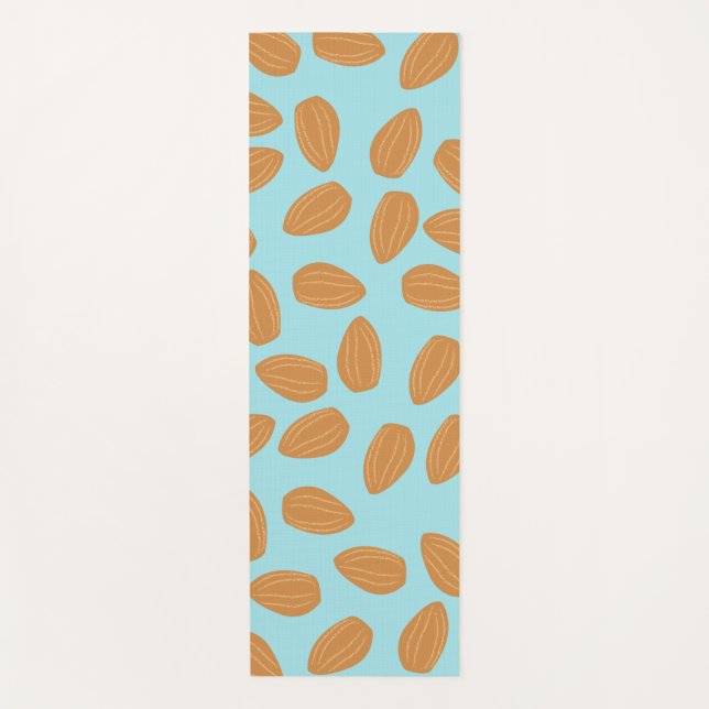 Tapis De Yoga Motif d'amandes (Devant)