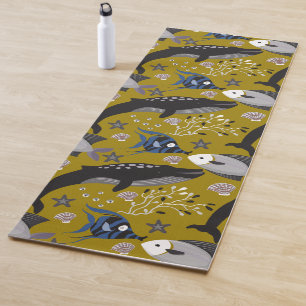 Tapis De Yoga Motif d'animaux aquatiques   vie sous-marine 18