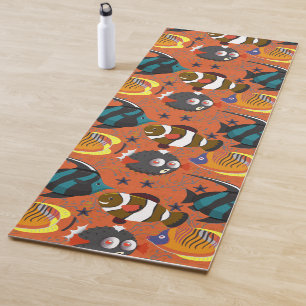Tapis De Yoga Motif d'animaux aquatiques   vie sous-marine océan