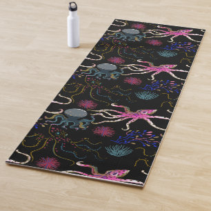 Tapis De Yoga Motif d'animaux aquatiques vie sous-marine océan