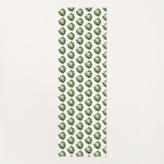 Tapis De Yoga Motif de chou-fleur (Devant)