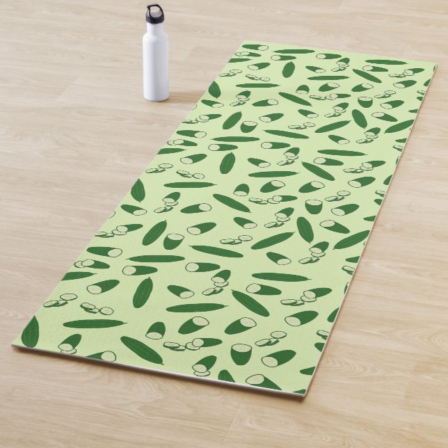 Tapis De Yoga Motif de concombre (En situation)