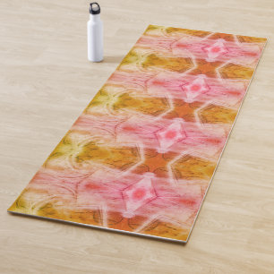 Tapis De Yoga motif de crochets réfléchis