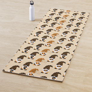 Tapis De Yoga Motif De Gnomes, Halloween Gnomes Trick Ou Treat