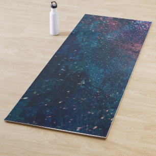 Tapis De Yoga Motif de peinture de Parties scintillant Galaxy Ab