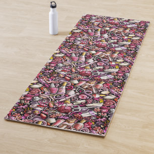Tapis De Yoga Motif de studio de clou