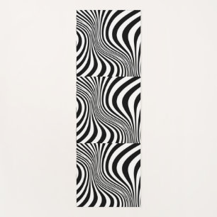 Tapis De Yoga Motif de texture d'impression de peau de zèbre