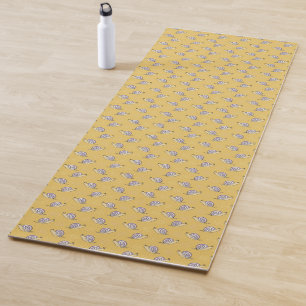 Tapis De Yoga Motif d'escargots et de torrents illustrés