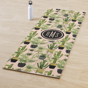 Tapis De Yoga Motif d'intérieur de ligne d'usine de l'oasis du