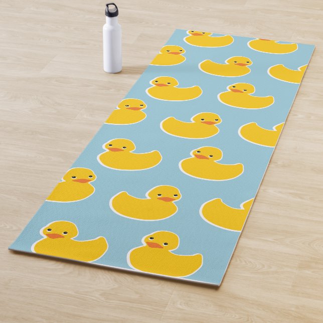 Tapis De Yoga Motif Ducky Yoga Mat (En situation)
