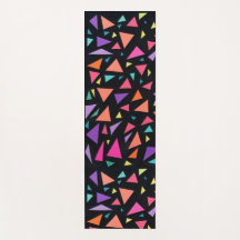 Motif géométrique triangulaire multicolore