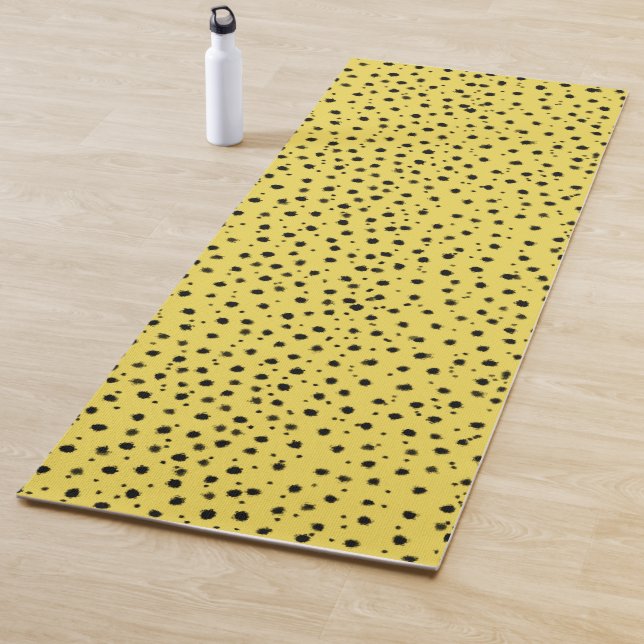 Tapis De Yoga Motif guépard (En situation)