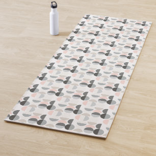 Tapis De Yoga Motif scandinave de demi-cercle de style