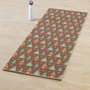 Tapis De Yoga Motif turquoise de Teepee d'étape   de Geo de