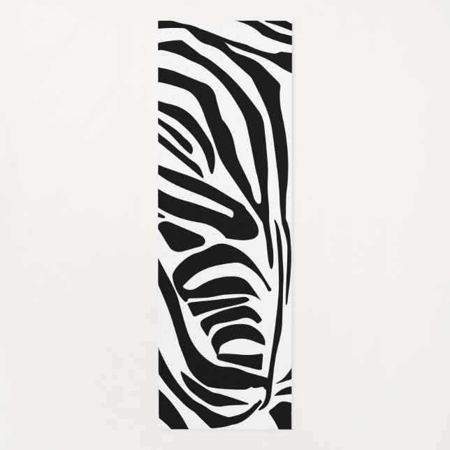 Tapis De Yoga Motif zèbre (Devant)