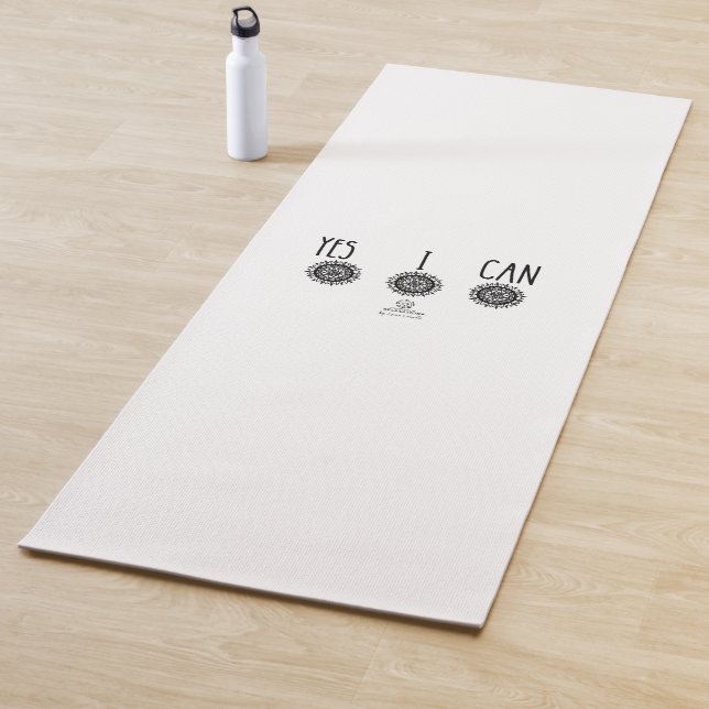Tapis De Yoga Motivation Yoga Mat par Oomsuum Relaxation® (En situation)
