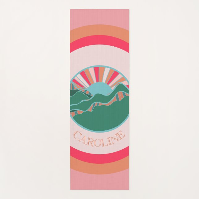 Tapis De Yoga Mountain Sun Zen (Devant)