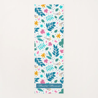 Tapis De Yoga Mouvement Mineur Floral Yoga Mat