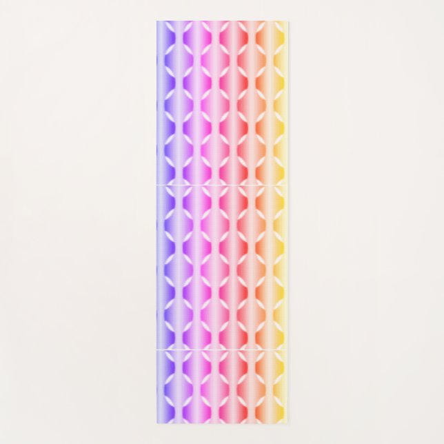 Tapis De Yoga Multi Pastels Yoga Mat (Devant)