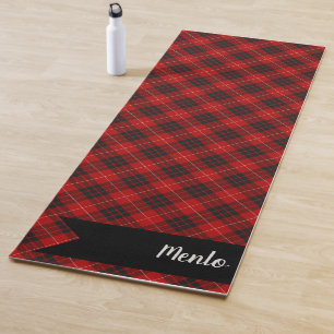 Tapis De Yoga Munro Scottish Tartan Plaid Motif