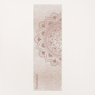 Tapis De Yoga Namaste Citation Texte Om Yogi Practice Studio Cen