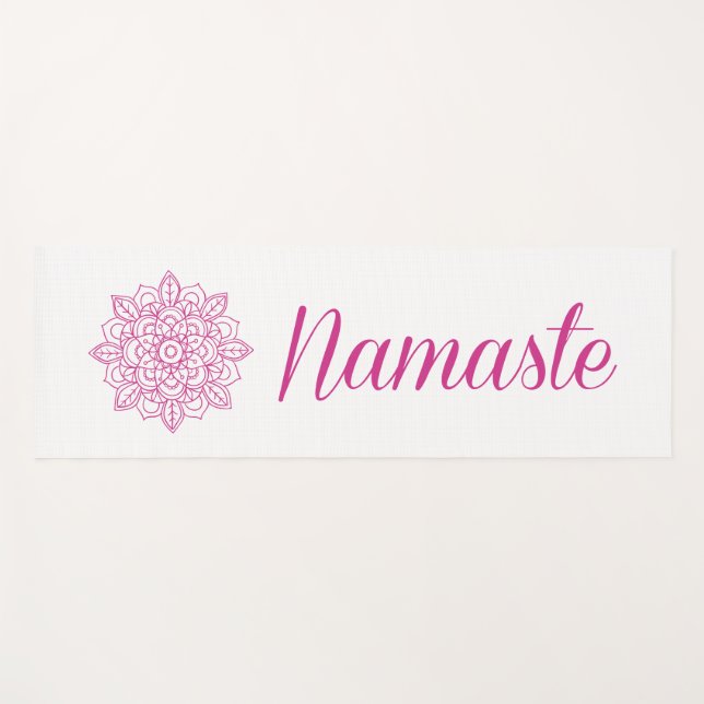Tapis De Yoga Namaste Mandala (Devant (Horizontal))