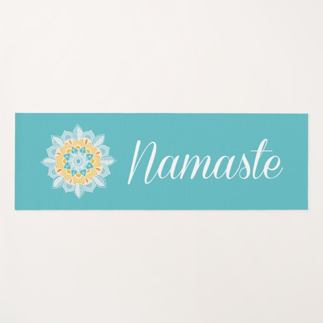 Tapis De Yoga Namaste Mandala (Devant (Horizontal))