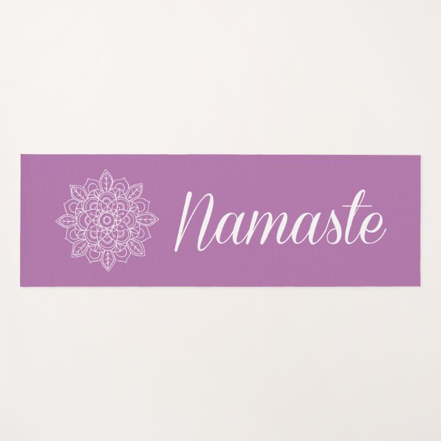 Tapis De Yoga Namaste Mandala (Devant (Horizontal))