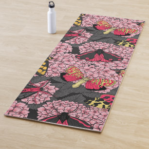 Tapis De Yoga Nappes phréatiques à hydrangée rose