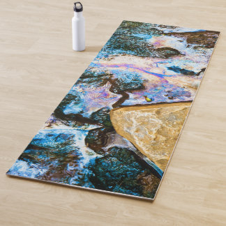 Tapis De Yoga nature abstraite eau morte