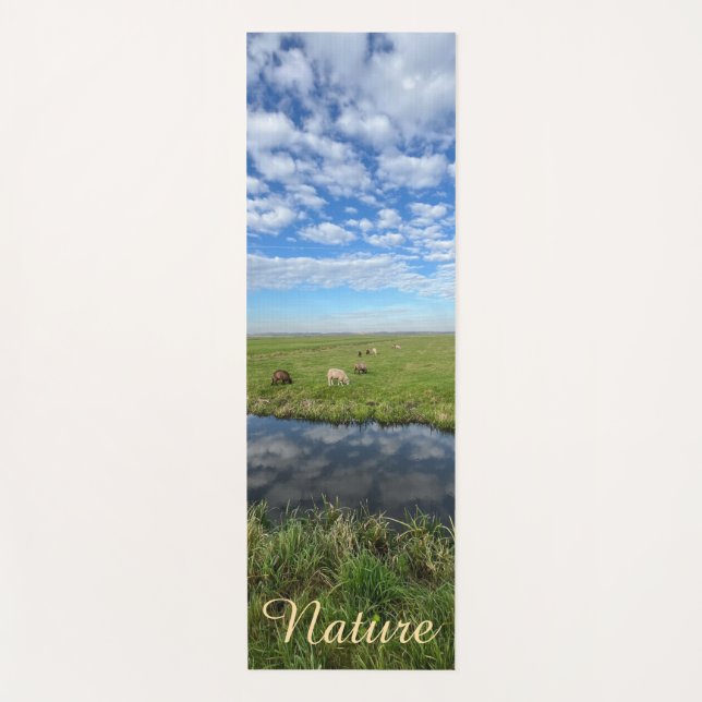 Tapis De Yoga Nature Sky, (Devant)