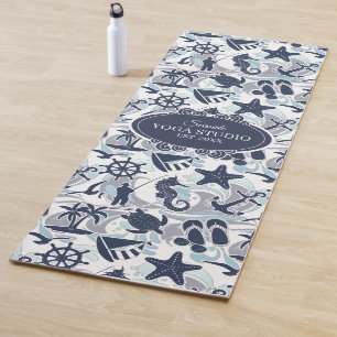 Tapis De Yoga Nautical Beach