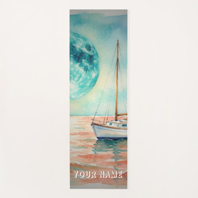 Tapis De Yoga Naviguer dans des eaux tranquilles (Devant)