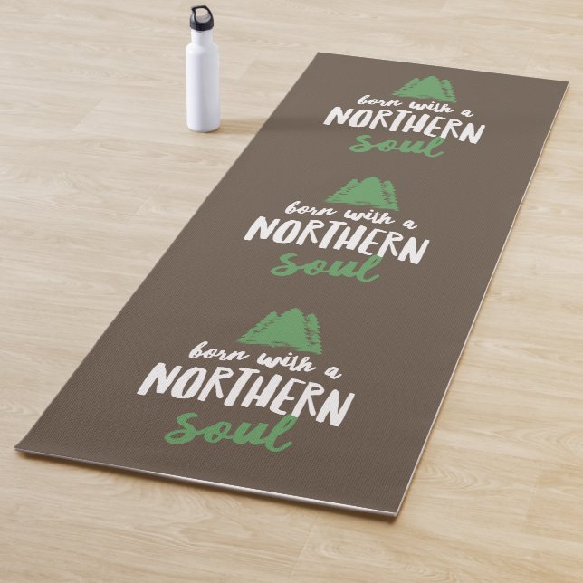 Tapis De Yoga Né avec une âme du Nord (En situation)